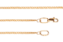 Полновесная золотая цепь Панцирь диаметром проволоки 0.30мм c алмазной огранкой