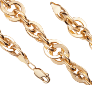 Пустотелый золотой браслет Верона диаметром трубки 0.10мм